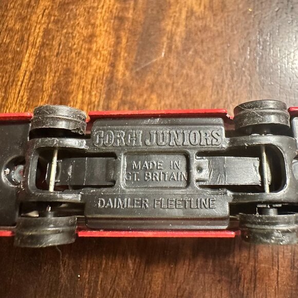 Vintage Corgi Juniors Daimler Fleetline Red London Double-Decker Bus - Picture 4 of 4